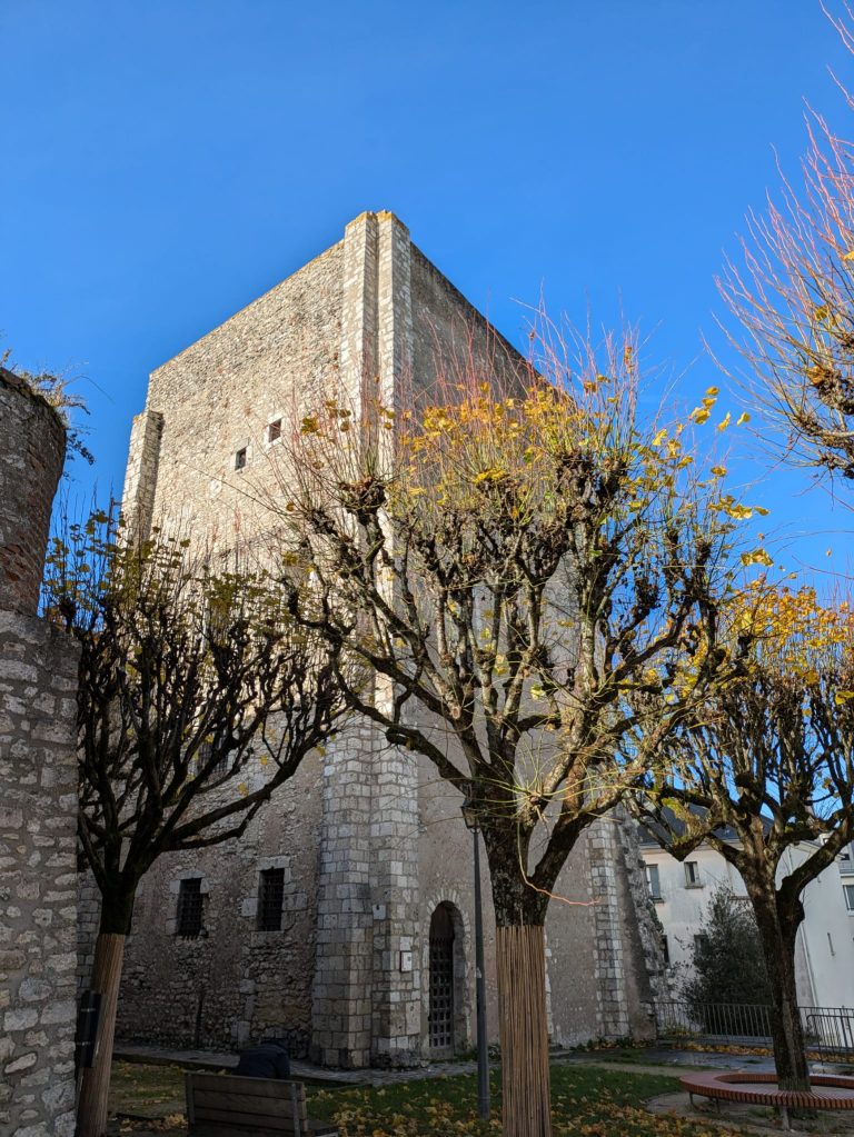 Vue depuis le jardin public